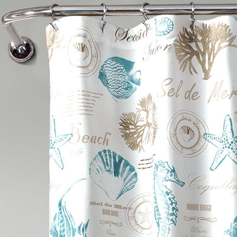 Lush Decor Harbor Life Shower Curtain