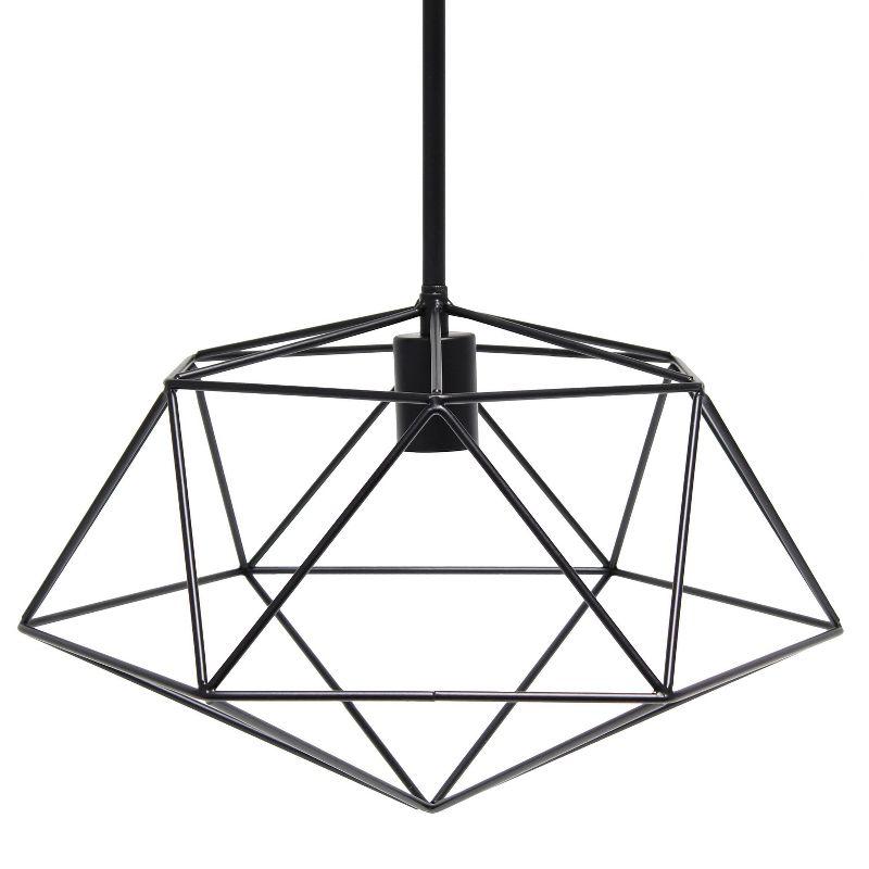 1 - Light Black Geometric Pendant