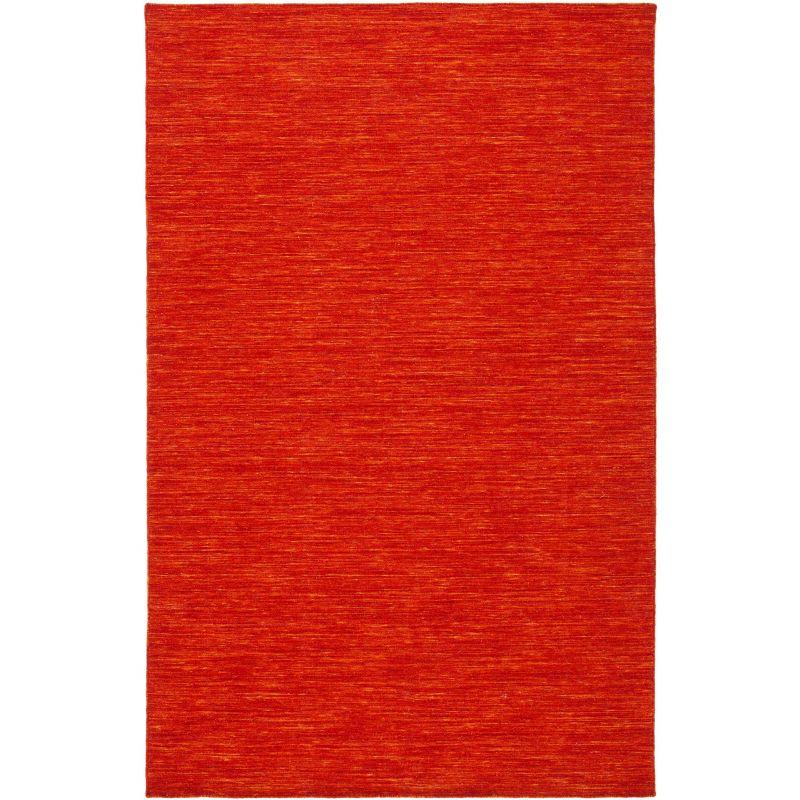 Kilim KLM850 Hand Loomed Area Rug - Red/Rust - 4'x6' - Safavieh