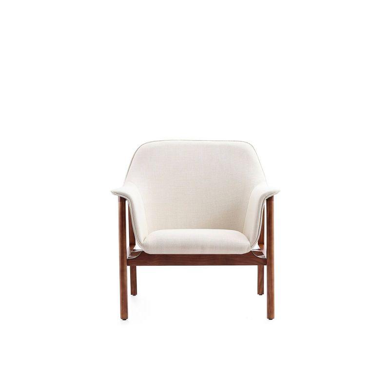 Miller Linen Weave Accent Chair - Manhattan Comfort