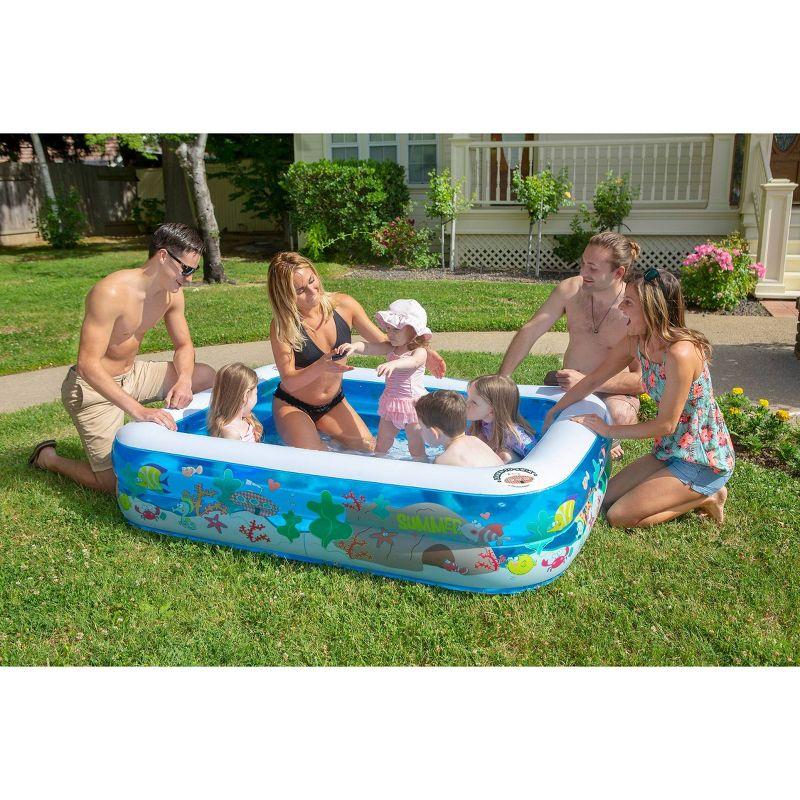 Poolmaster 53" x 16" Inflatable Kiddie Swimming Pool for Big Fun Summer School
