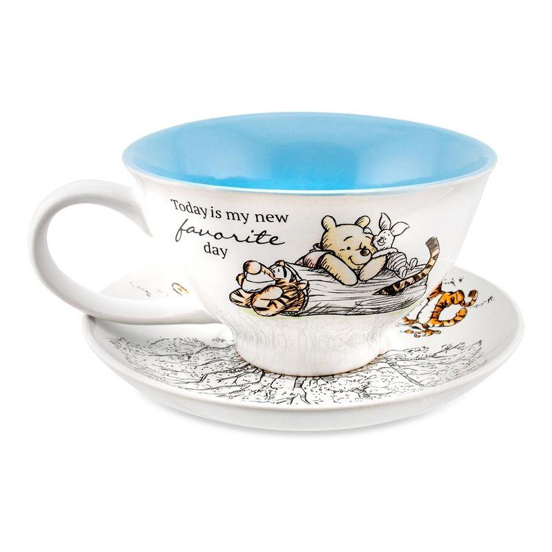 Winnie the Pooh Ceramic Teacup and Saucer Set