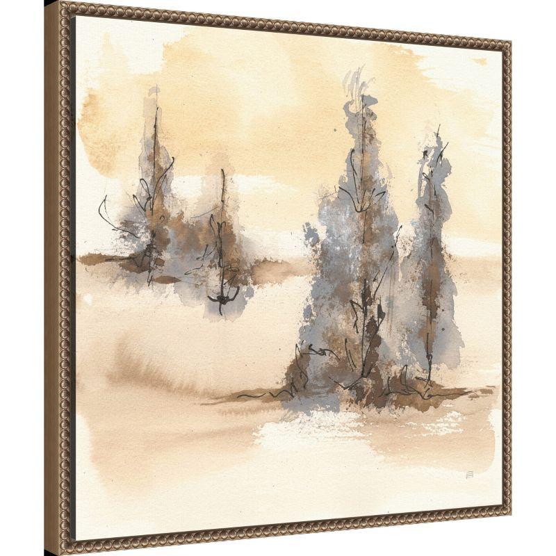 Amanti Art Neutral Treescape II by Chris Paschke Framed Canvas Wall Art