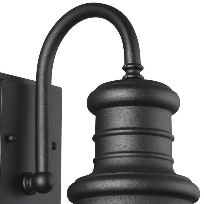 Generation Lighting Redding Station 12 1/2" High Black Outdoor Wall Light