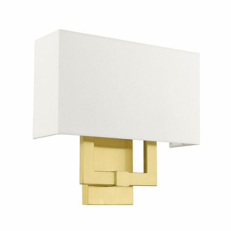 Livex Lighting Meridian 2 - Light Wall Light in  Satin Brass