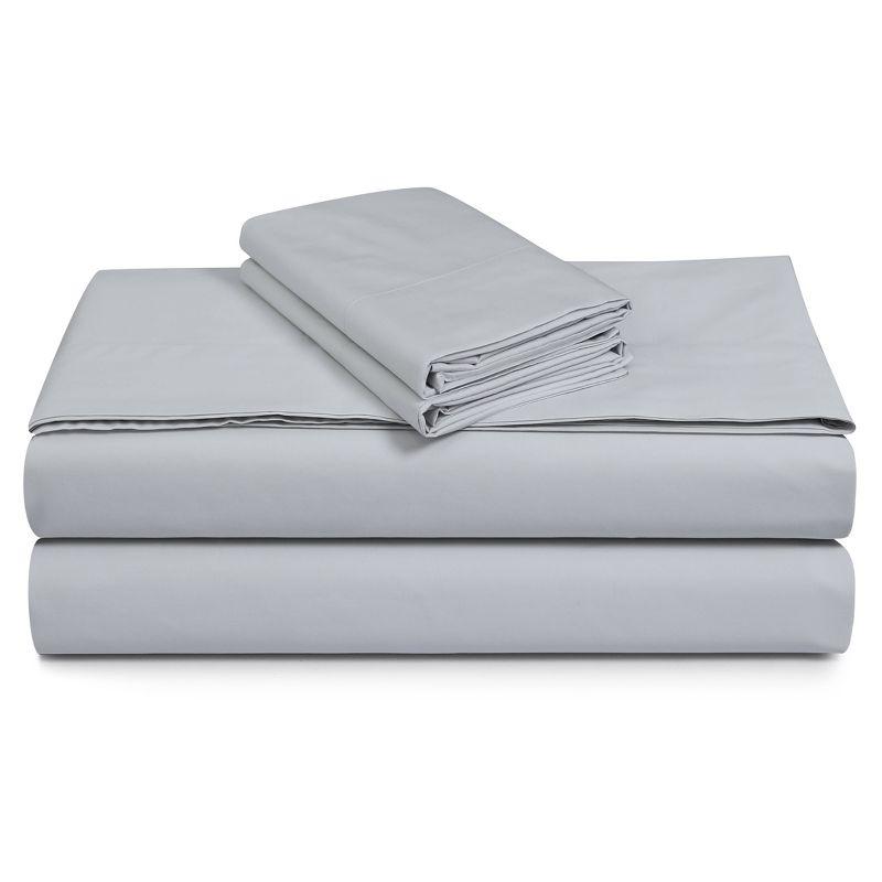 Tribeca Living Twin Tribeca Plaid 300 Thread Count Cotton Extra Deep Pocket Sheet Set