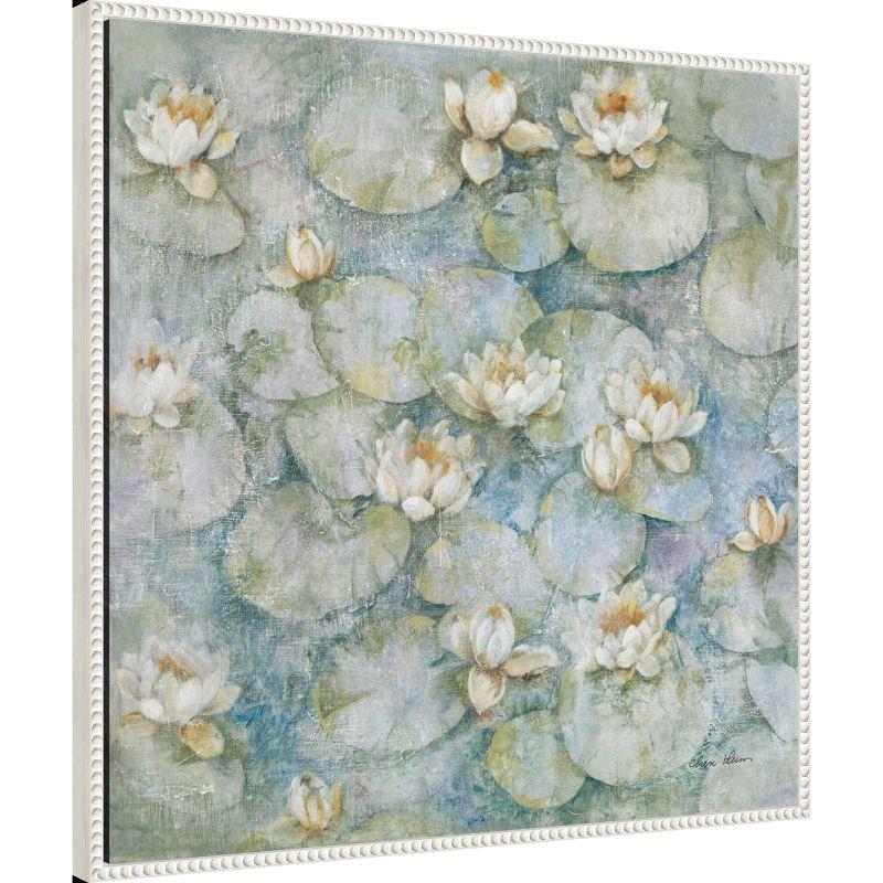 Amanti Art Water Lilies by Cheri Blum Framed Canvas Wall Art