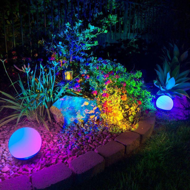 H2Orb Indoor/Outdoor Table Lamp - BlissLights: LED Night Light, Pool & Garden Aurora Effects