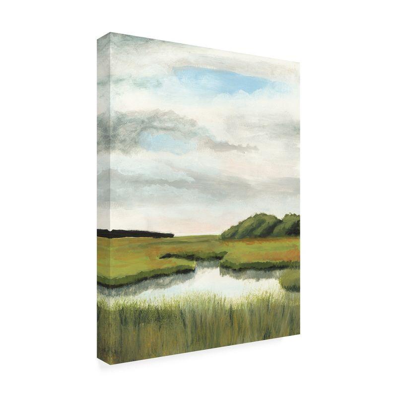 Naomi McCavitt Marsh Landscape Watercolor Canvas Print, 24x32