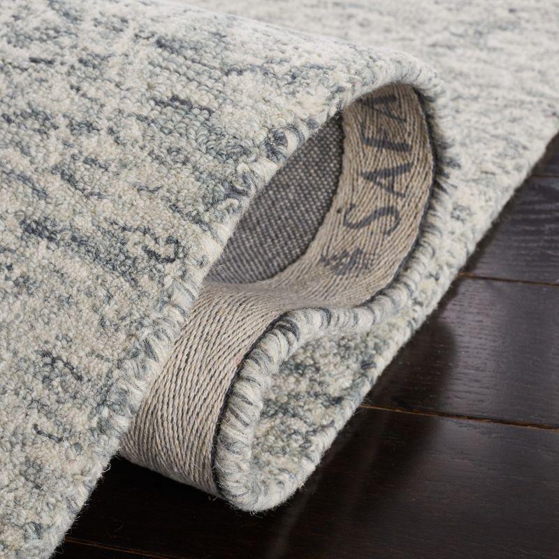 Metro MET998 Hand Tufted Indoor Area Rug - Dark Grey/Ivory - 4'x6' - Safavieh