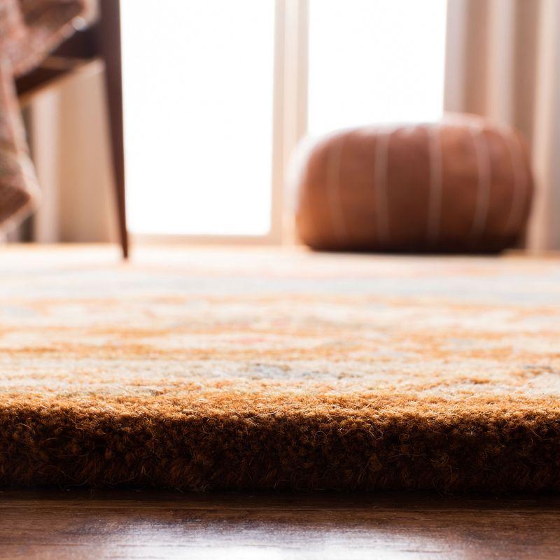 Heritage HG408 Handmade Area Rug - 8'x10' - Blue/Rust - Safavieh