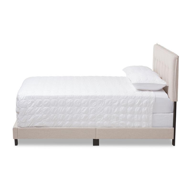 Audrey Modern And Contemporary Fabric Upholstered Bed - Baxton Studio