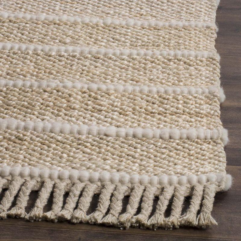 Natural Fiber NF550 Hand Woven Indoor Area Rug - Ivory/Ivory - 8'x10' - Safavieh.