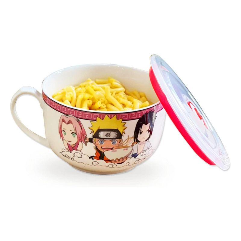 Just Funky Naruto Shippuden 12oz Soup Mug with Plastic Lid