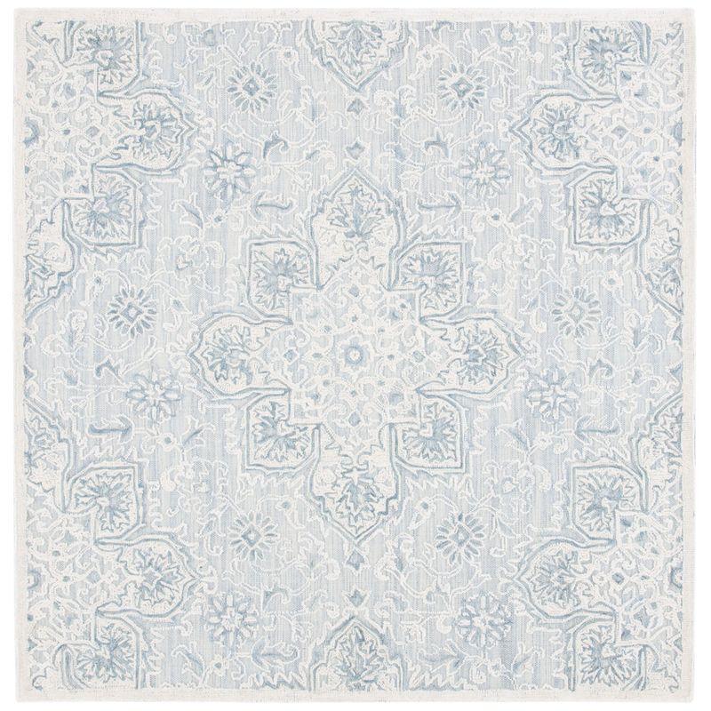 Abstract ABT958 Hand Tufted Area Rug - Grey/Beige - 6' X 6' Square - Safavieh.