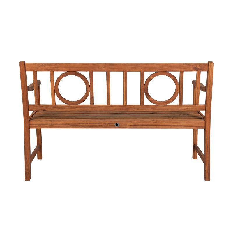 Apollo 61" Teak Acacia Wood Outdoor Garden Bench