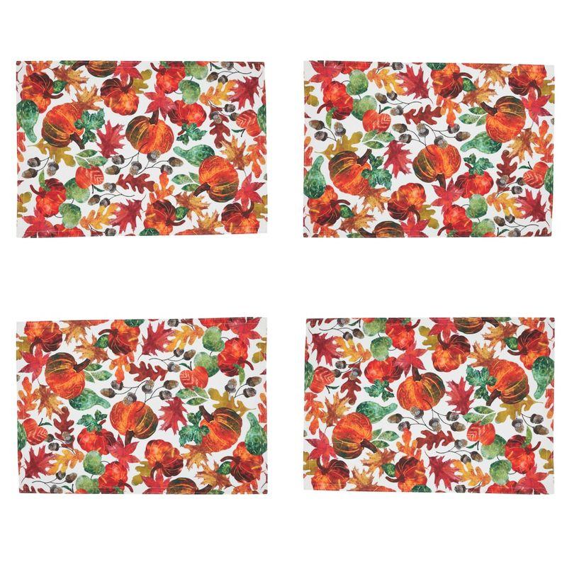 Polyester No Pattern Rectangle Placemat (Set of 4)