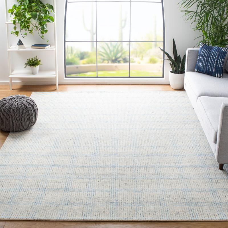 Abstract ABT656 Handmade Indoor Area Rug - Ivory/Beige - 8'x10' - Safavieh