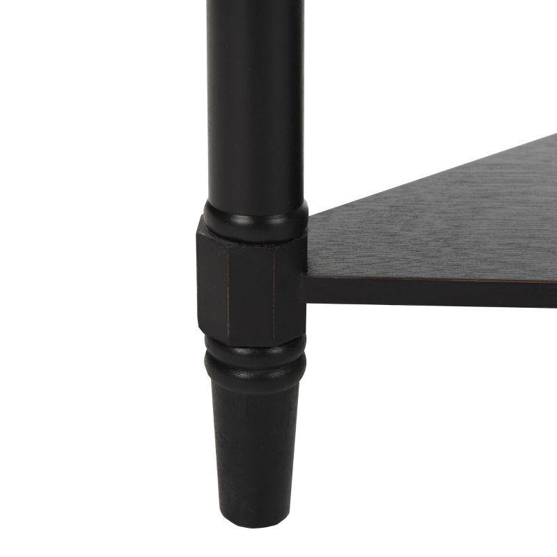 Gomez Corner Table - AMH5709B - Black - Safavieh Couture