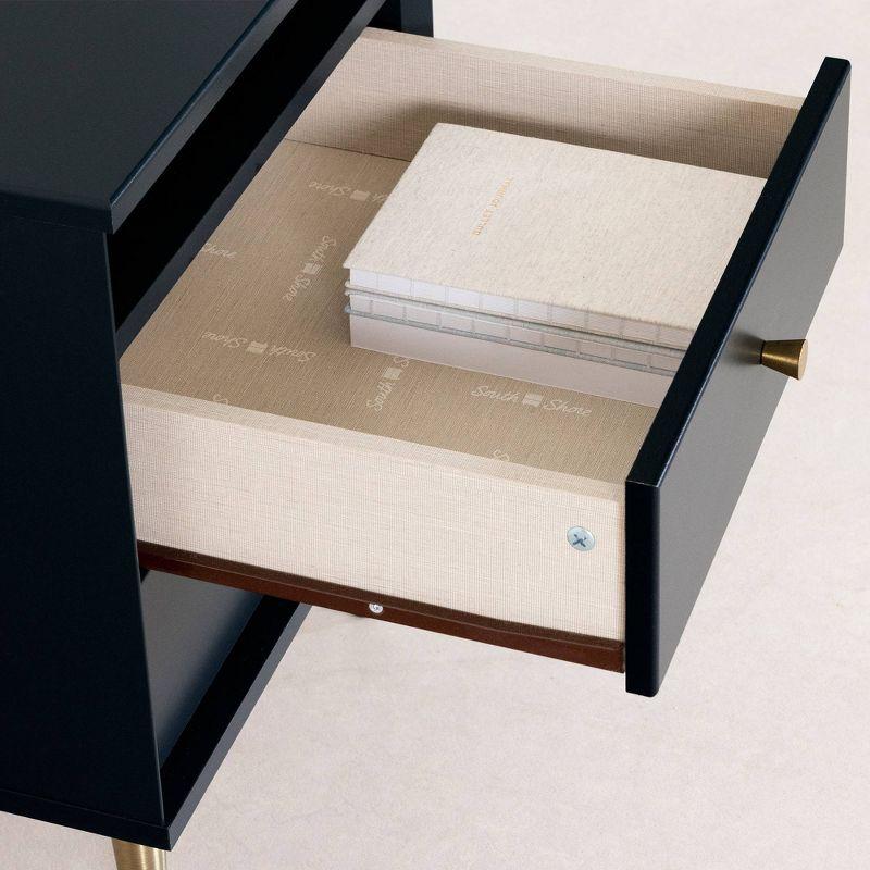 Dylane 2-Drawer Nightstand Navy - South Shore