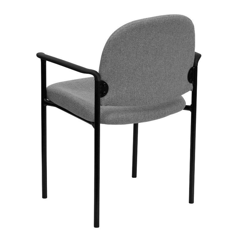 Prather Stackable Steel Ergonomic Side Reception Chair by Flash Furniture