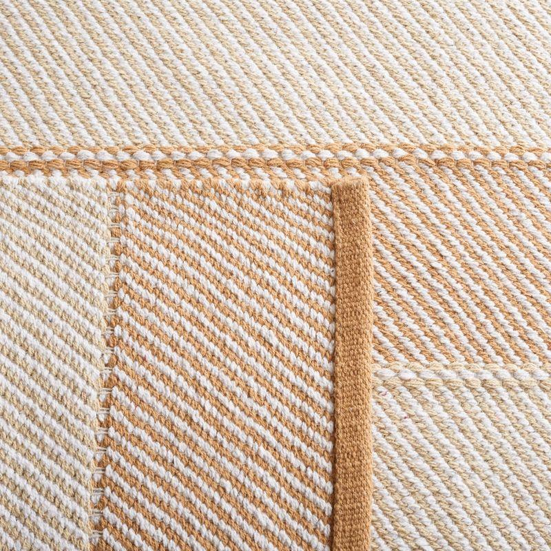Striped Kilim STK803 Hand Woven Runner Rug - Beige/Gold - 2'3"x8' - Safavieh.
