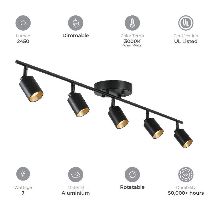 VidaLite - Shura Linear, Track Lights With Rotating Heads