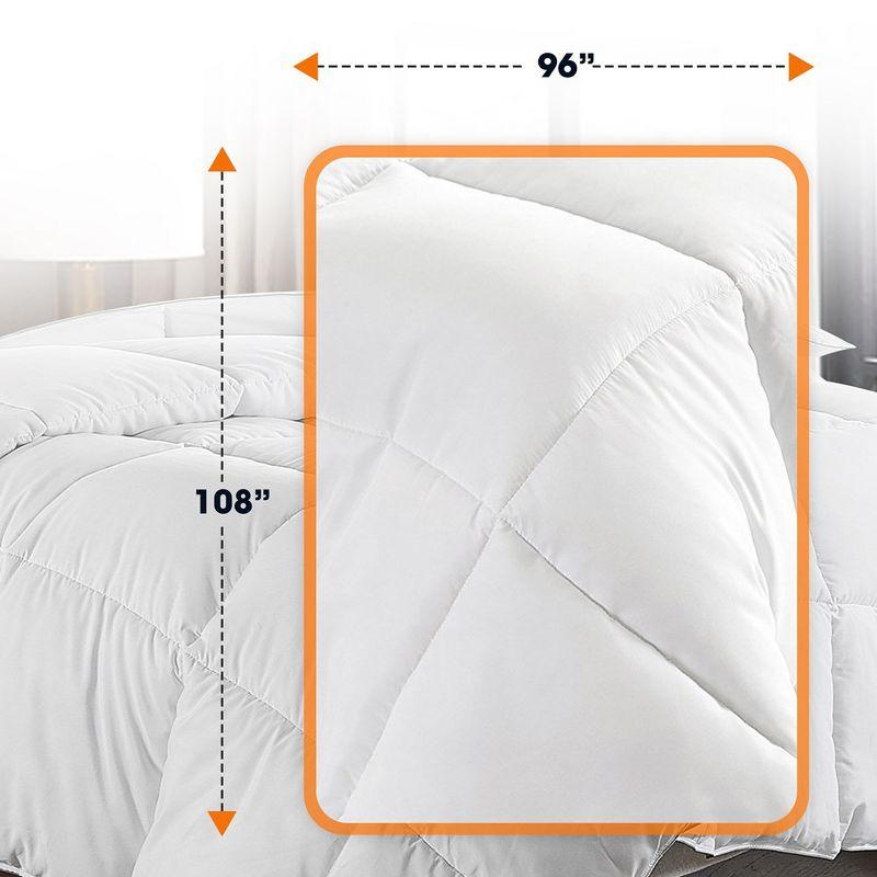 Cheer Collection Down Alternative Hypoallergenic Comforter - White (King)
