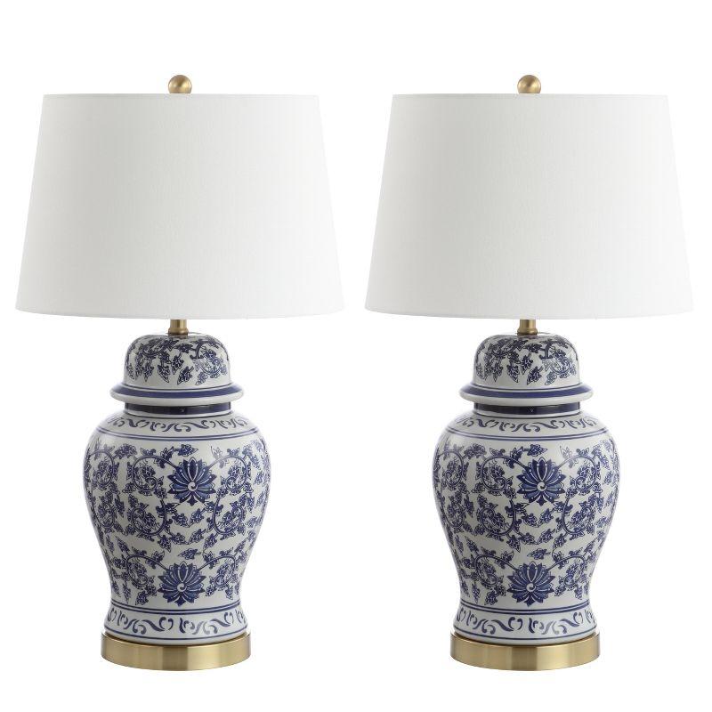 Arwen Table Lamp (Set of 2) - Blue/White - Safavieh.