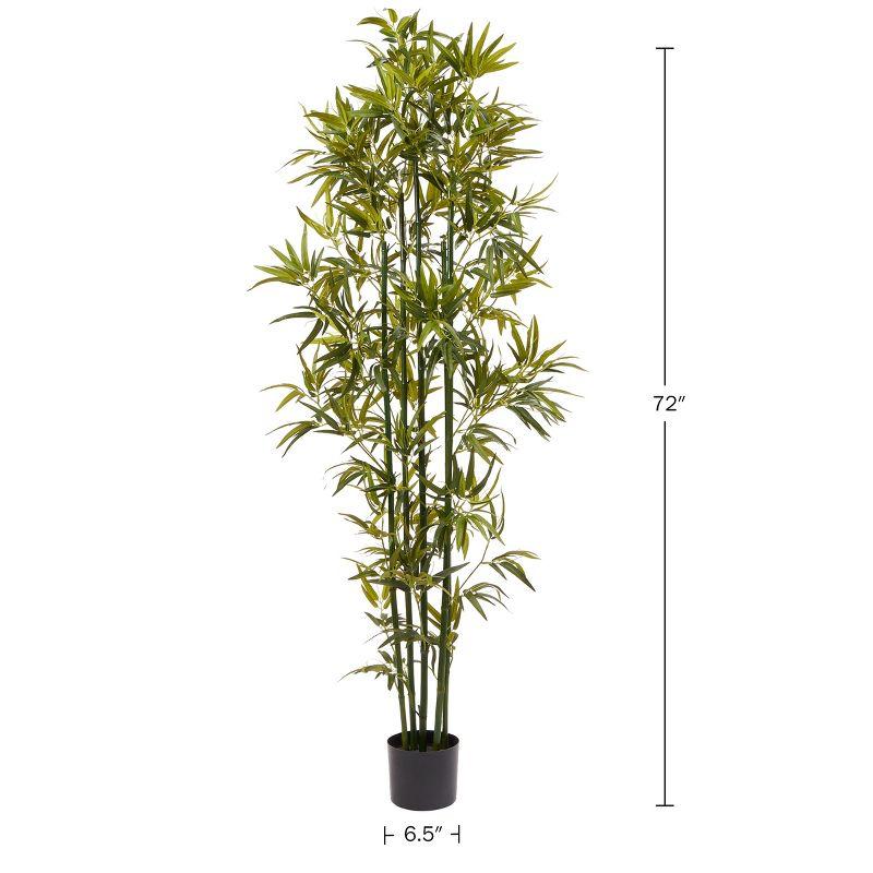 Nature Spring Potted Artificial Bamboo Plant - 6'