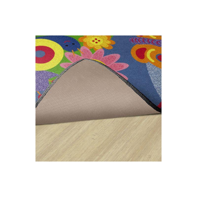 Flagship Carpets Cutie Bugs Kids and Baby Non Slip Area Rug, 3' x 5'