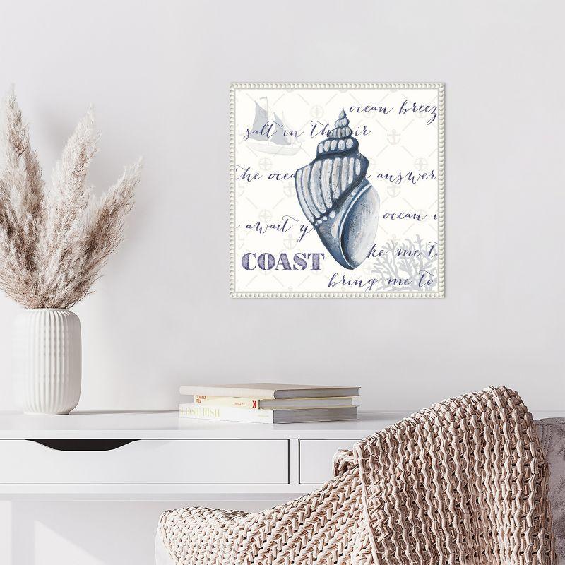 Amanti Art Indigo Ocean Treasures III by Gina Ritter Framed Canvas Wall Art