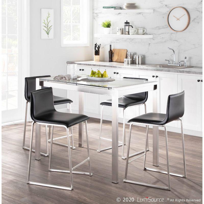 Set of 2 26" Mara Contemporary Counter Height Barstools - LumiSource