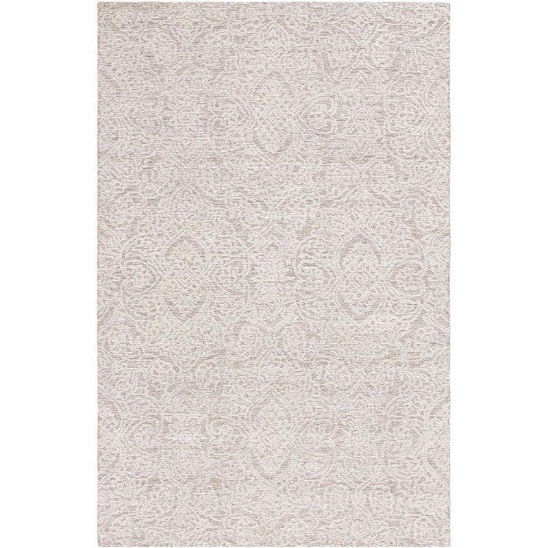 Metro MET998 Hand Tufted Indoor Area Rug - Natural/Ivory - 4'x6' - Safavieh