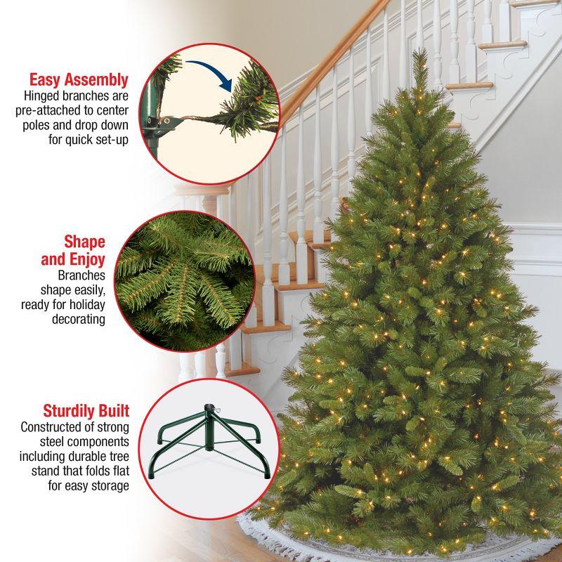 6.5' Prelit Winchester Pine Artificial Christmas Tree Clear Lights - National Tree Company