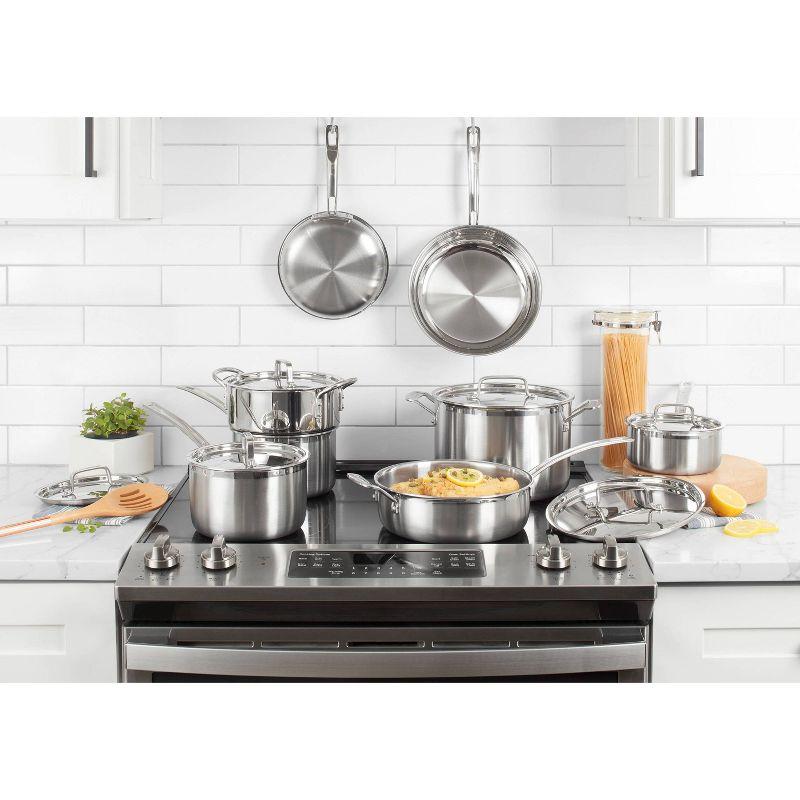 Cuisinart ® MultiClad Pro™ 12-Piece Tri-Ply Stainless Steel Cookware Set