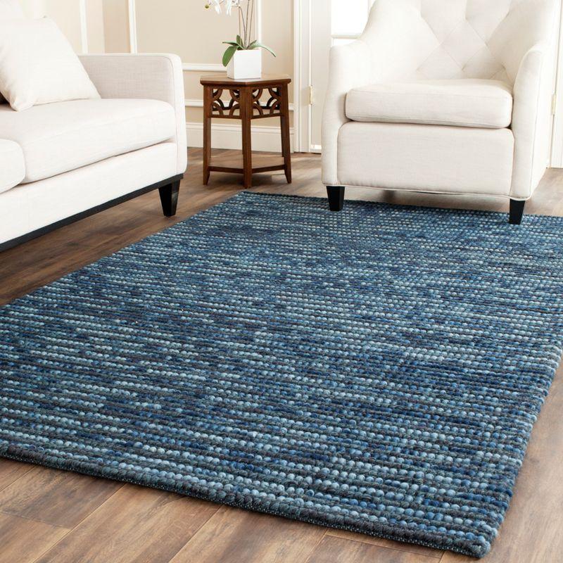 Bohemian BOH525 Hand Woven Area Rug - Dark Blue/Multi - 8'x10' - Safavieh.