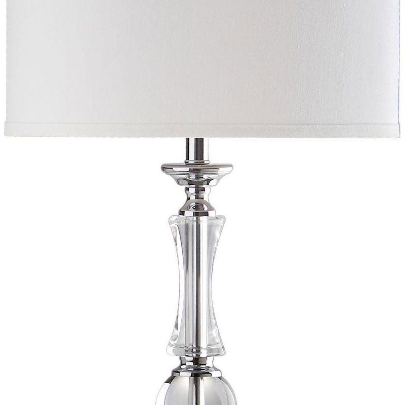 Canterbury 60'' Clear Crystal and Chrome Traditional Floor Lamp