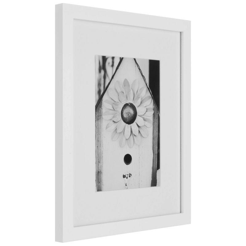 Gallery Wall Solid Wood Matted Picture Frame Kit - 7 Pieces with Two 8" x 10", Four 6" x 8", and One 12" x 16"