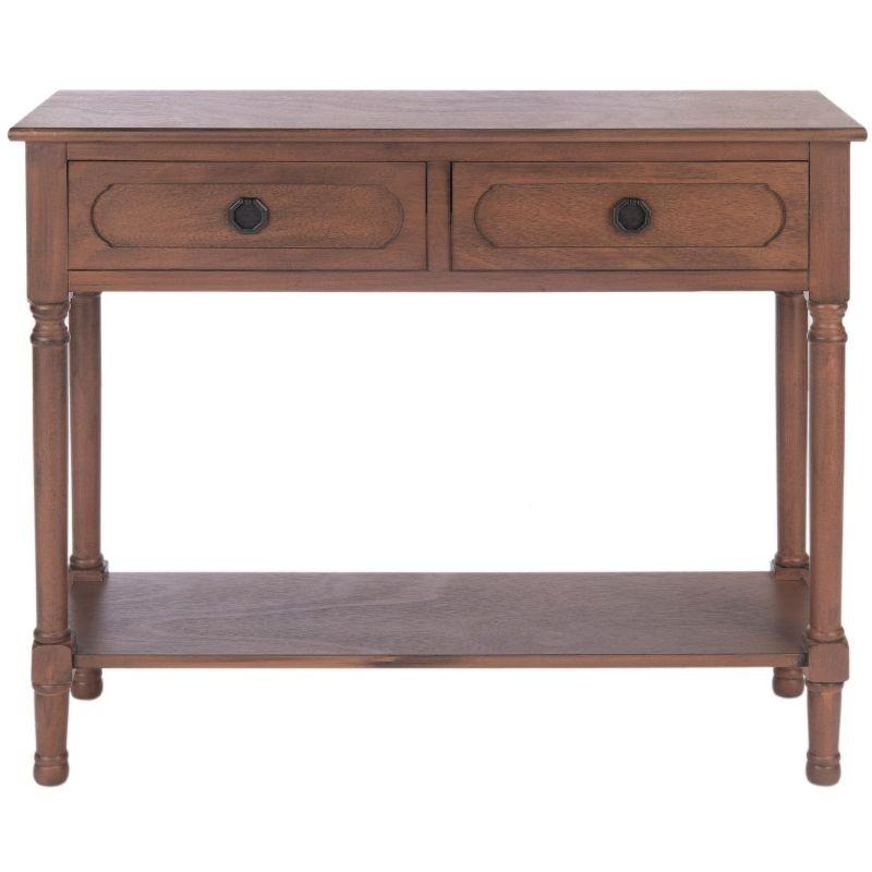 Allura 2 Drawer Console Table - CNS5725C - Brown - Safavieh