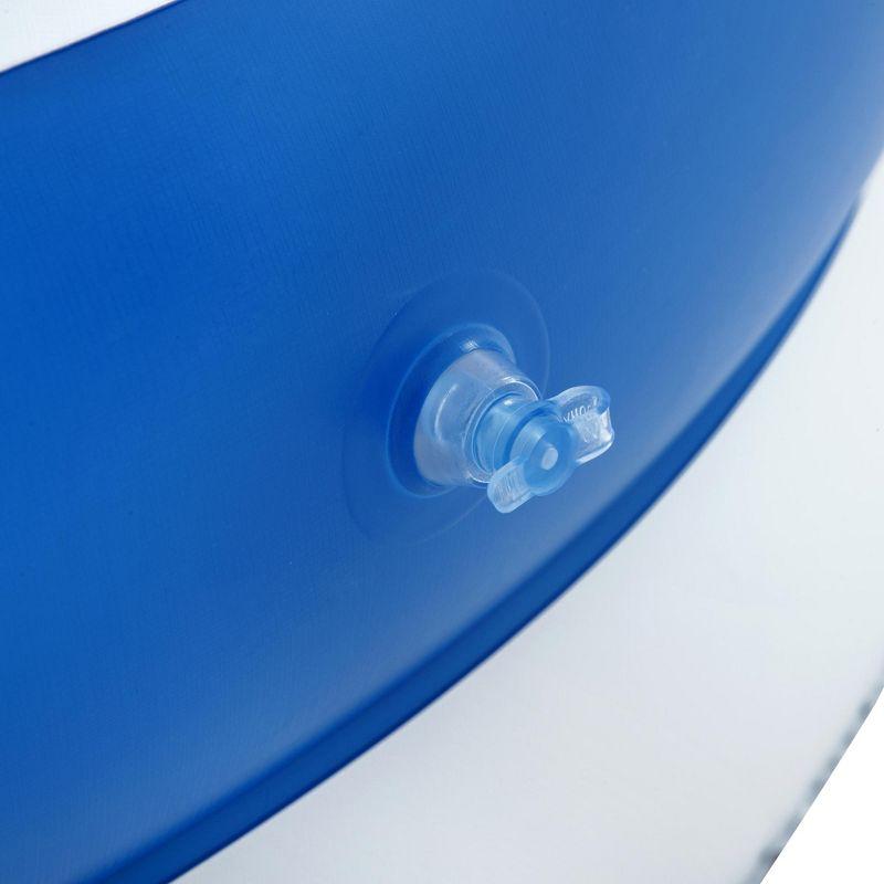 Bestway Bestway Hydro Force: Indigo Wave Pool Lounge 72" x 42"  - Inflatable Pool Accessory, Built-In Cupholder, Water Float