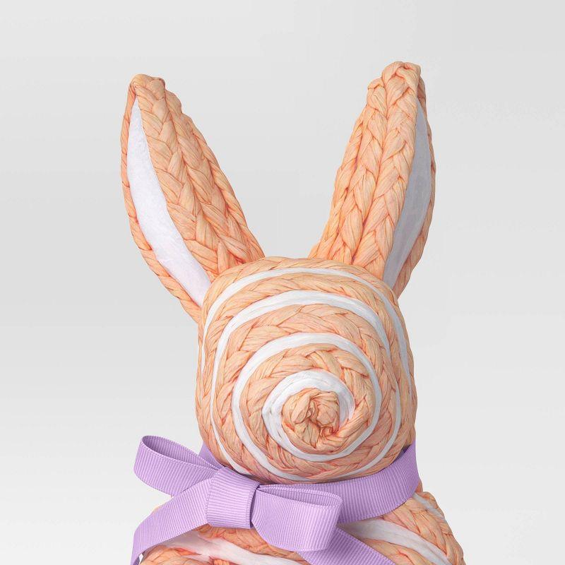 Woven Easter Bunny Pink and White - Threshold™