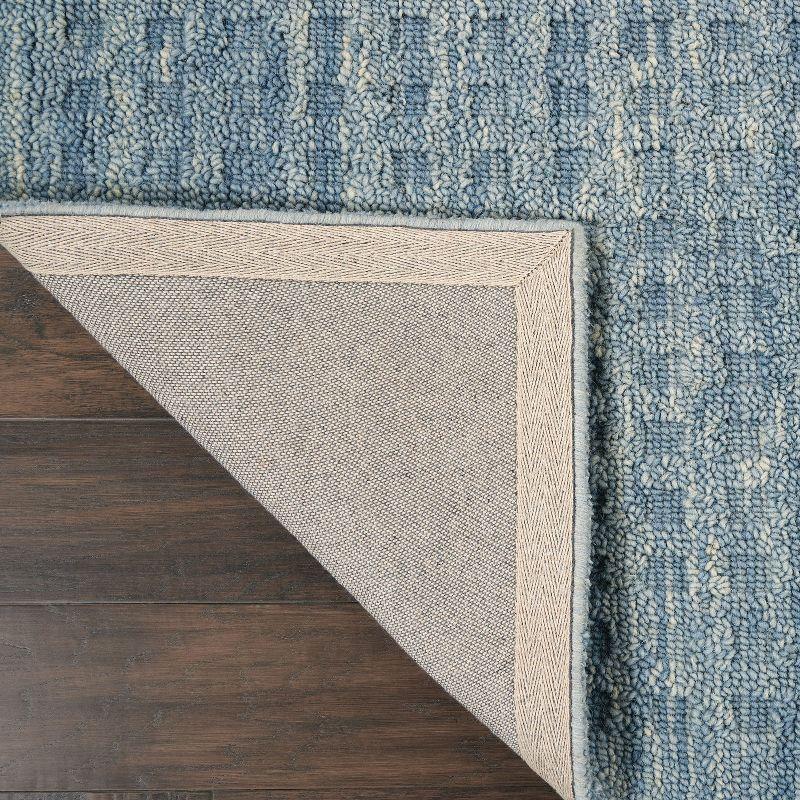 Nourison Perris Textured Indoor Area Rug Denim 3'9" x 5'9"