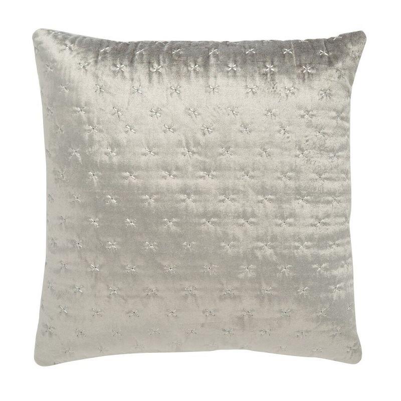 Louria Embroidered Reversible Throw Pillow