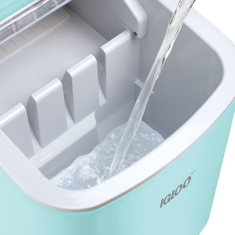 Igloo 26-Pound Automatic Self-Cleaning Portable Countertop Ice Maker Machine With Handle