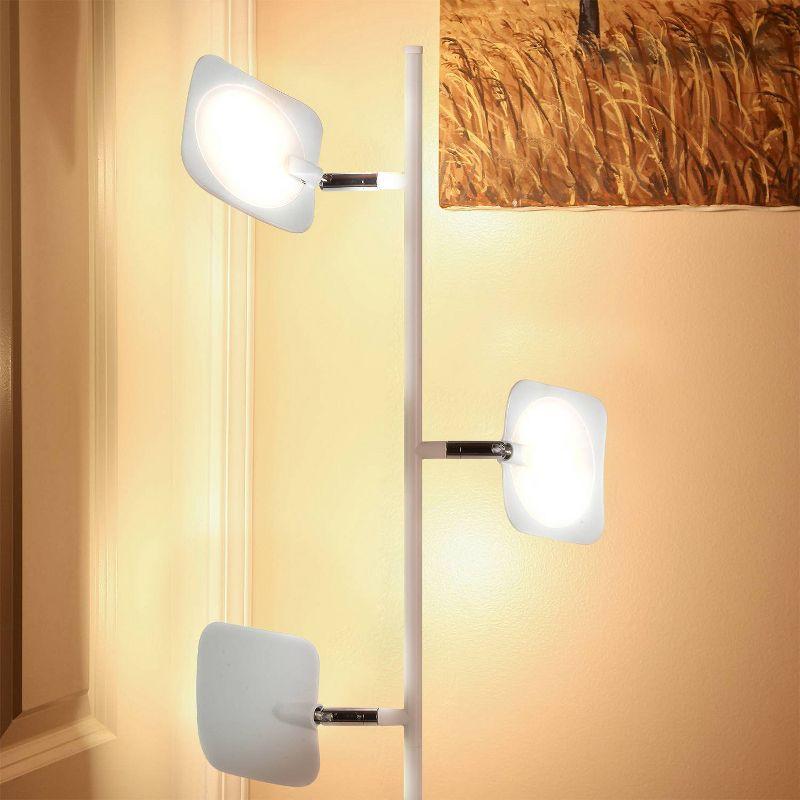Brightech Tree Modern Dimmable (Includes LED Light Bulb) Tree Floor Lamp Matte White