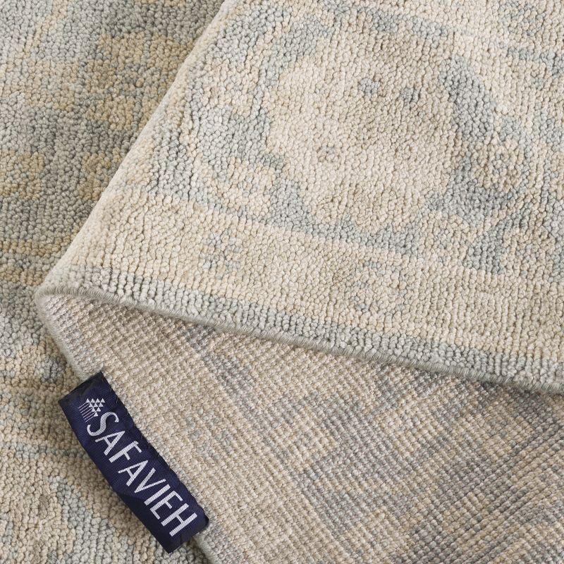 Izmir IZM134 Hand Knotted Area Rug - Light Blue/Ivory - 8'x10' - Safavieh