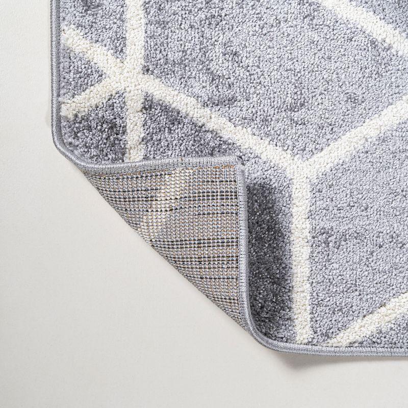 Tumbling Blocks Modern Geometric Area Rug - JONATHAN Y