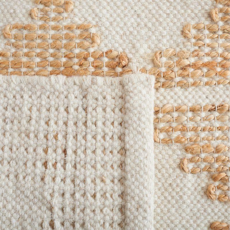 Natural Fiber NF511 Hand Loomed Area Rug - Ivory/Natural - 3'x5' - Safavieh.