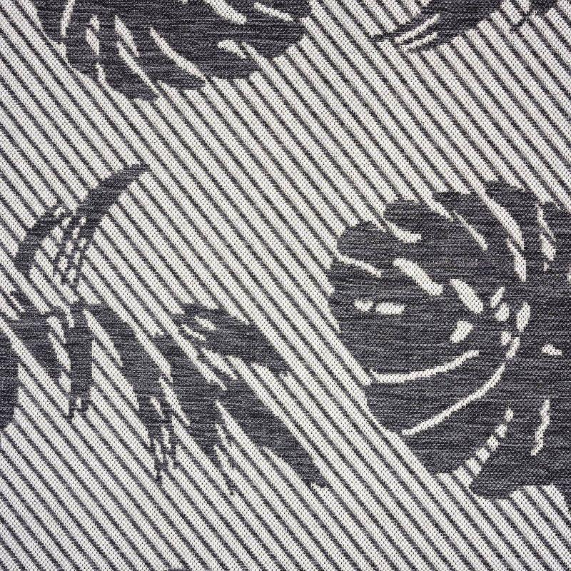 Tommy Bahama Palm Coastal Indoor/Outdoor Area Rug, Charcoal Gray